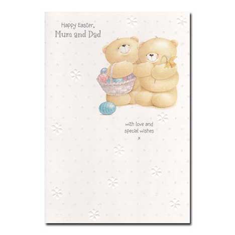 Mum & Dad Forever Friends Easter Card